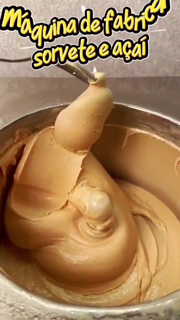 Máquina de fabricar sorvete e açaí